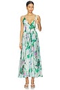 view 1 of 3 VESTIDO ARLETHA in Green Floral