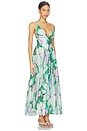 view 2 of 3 VESTIDO ARLETHA in Green Floral