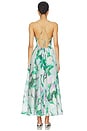 view 3 of 3 VESTIDO ARLETHA in Green Floral