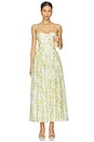 view 1 of 3 VESTIDO ESTIE in Yellow Floral