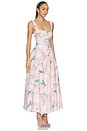 view 2 of 3 Cartia Printed Midi Dress in Pink Floral