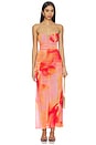 view 1 of 3 ROBE STEPHANIE in Pink Floral