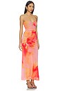 view 2 of 3 ROBE STEPHANIE in Pink Floral