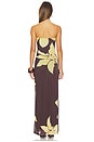 view 3 of 3 ROBE CIERA in Chocolate Floral