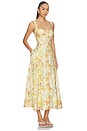 view 2 of 3 ROBE ADALINE in Yellow Floral