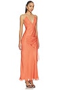 view 3 of 4 ROBE CYREL in Burnt Orange