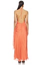 view 4 of 4 ROBE CYREL in Burnt Orange