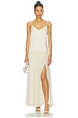view 1 of 3 Linara Halter Neck Maxi Dress in Ivory