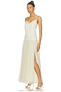 view 2 of 3 Linara Halter Neck Maxi Dress in Ivory