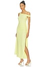 view 3 of 4 Layana Asym Maxi Dress in Canary Yellow