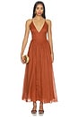 view 1 of 3 VESTIDO ARLETHA in Burnt Copper