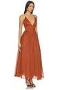 view 2 of 3 VESTIDO ARLETHA in Burnt Copper