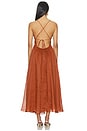 view 3 of 3 VESTIDO ARLETHA in Burnt Copper