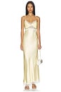 view 1 of 3 ROBE TARYN in Canary Yellow