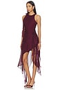 view 3 of 4 VESTIDO IVANA in Deep Plum