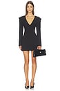 view 1 of 3 Olivia Structured Mini Dress in Black