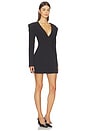 view 2 of 3 Olivia Structured Mini Dress in Black