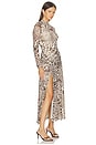 view 2 of 3 Lea Printed Mesh Dress in Leopard