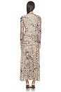 view 4 of 3 Lea Printed Mesh Dress in Leopard