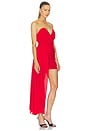 view 2 of 4 Remalia Strapless Mini Dress in Fire Red