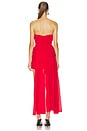 view 4 of 4 Remalia Strapless Mini Dress in Fire Red
