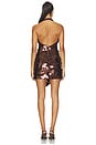 view 4 of 4 Avalee Sequin Mini Dress in Chocolate