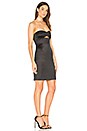 view 2 of 3 Strapless Dress in Black