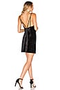 view 2 of 4 Velour Slip Dress in Black