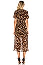 view 3 of 3 Leopard Wrap Dress in Black Leopard