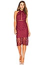 view 1 of 3 Gemma Dress in Burgundy
