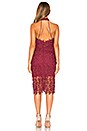 view 3 of 3 Gemma Dress in Burgundy