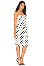view 2 of 3 Suri Peplum Dress in White Spot