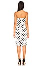 view 3 of 3 Suri Peplum Dress in White Spot