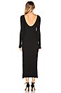 view 4 of 4 Low Back Rib Dress in Black