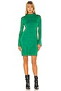 view 1 of 3 Knitted Dress in Bright Green