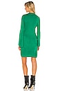 view 3 of 3 Knitted Dress in Bright Green