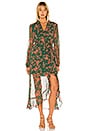 view 1 of 3 Justine Floral Dress in Green Floral