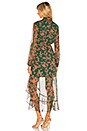 view 3 of 3 Justine Floral Dress in Green Floral