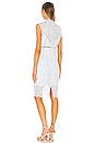 view 3 of 4 Lace Panel Dress in Blue Mist