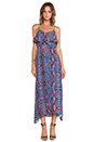view 1 of 3 Snake Frill Maxi Dress in Print