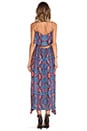 view 3 of 3 Snake Frill Maxi Dress in Print