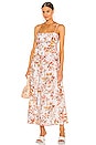 view 1 of 3 Floral Flow Dress in Natural Paisley
