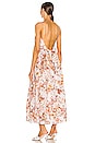 view 3 of 3 Floral Flow Dress in Natural Paisley