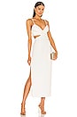 view 1 of 3 Cut Out Slit Midi Dress in Ivory