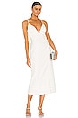 view 1 of 3 Structured Midi Dress in Ivory