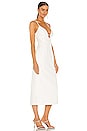 view 2 of 3 Structured Midi Dress in Ivory