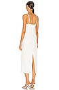 view 3 of 3 Structured Midi Dress in Ivory