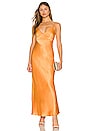 view 1 of 3 Malinda Slip Dress in Tangerine
