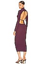 view 1 of 3 VESTIDO MIDO DE PUNTO SANTI in Burgundy