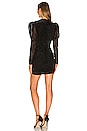 view 3 of 4 SPOT VELOUR 미니 원피스 in Black
